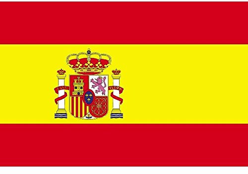 Bandiera Spagna con asola 100x140 cm