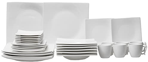 Maxwell & Williams RP00930 - Vajilla en Caja de Regalo, Porcelana, 30 Piezas, Color Blanco