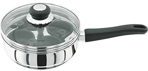 Judge Molde para pochar Huevos (4, Plata, 4 cm