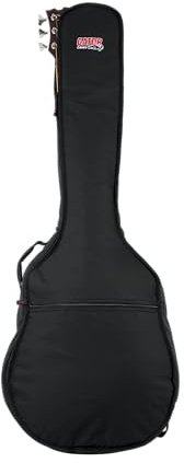 Gator Cases Funda Gig Bag Acolchada de Espuma para Guitarra Baja acústica; se Adapta a Guitarras Bajas acústicas de hasta 49.3 de Longitud (GBE-AC-Bass)