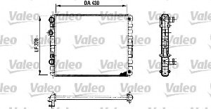Valeo Radiatore, Raffreddamento Motore 730956