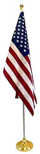 Flags Imp Poste plateado de aluminio de 8 pies con (bola) (B00H5FNO06)