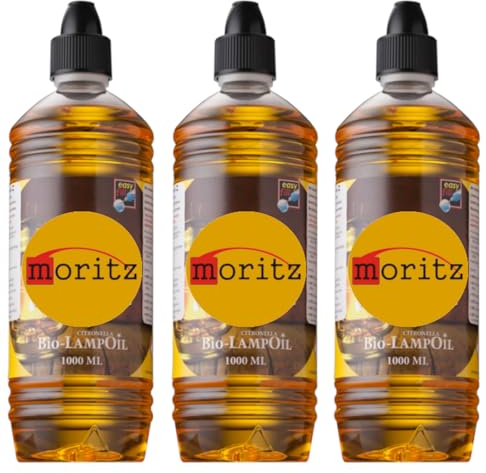 Moritz Bio Lampenöl mit Zitronenduft 3 x 1 Liter
