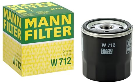 MANN-FILTER, W 712 Ölfilter | Für PKW, Hohe Filtrationsleistung, Optimaler Motorschutz, Hochwertige Dichtung, Echte OE-Technologie