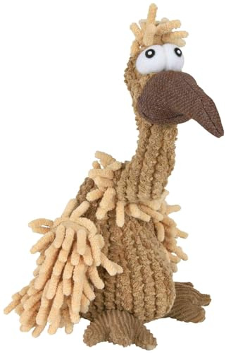 TRIXIE vautour peluche Gustav jouet pour chien en tissu doux, 24 cm – oiseau en peluche robuste & résistant, idéal pour petits & grands chiens qui aiment jouer