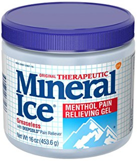 Mineral Ice Therapeutic Pain Relieving Gel, 16 Ounce Jar