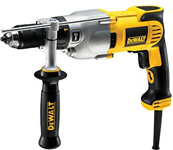 DEWALT Schlagbohrmaschine (1,300 Watt, zwei-Gang, 13 mm Vollmetall-Schnellspannbohrfutter, für den Dauereinsatz geeignet, inkl. Zubehör und Transportkoffer) DWD530KS
