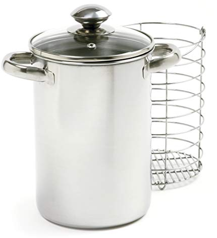 Norpro acier inoxydable lÃgumes Carotte maïs Cuiseur vapeur pour asperges - 3,4 l