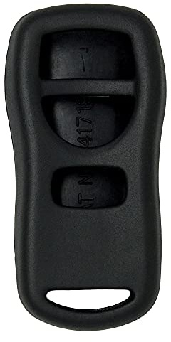 Keyless2Go Replacement for New Silicone Cover Protective Case for Select Nissan 3 Button Remotes - Black