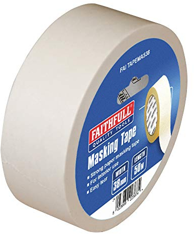 Faithfull FAITAPEMAS38 Masking Tape 38mm x 50M