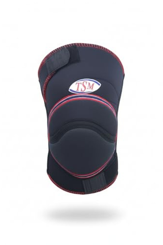 TSM Kniebandage mit Polster Pro lang mit Kevlarbeschichtung, XXL, 3553