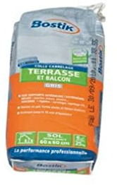 GP BOSTIK CARRELAGE MACONNERIE Colle Terrasses/Balcons Gris 25 kg Bost 30123894