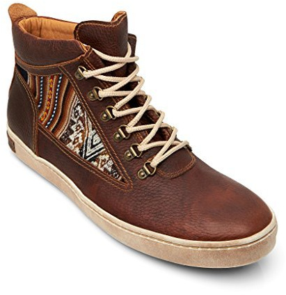 Inkkas - Brown Leather Camping Boot - Handcrafted Artisan Women's & Men's Rugged and Durable Leather Shoes