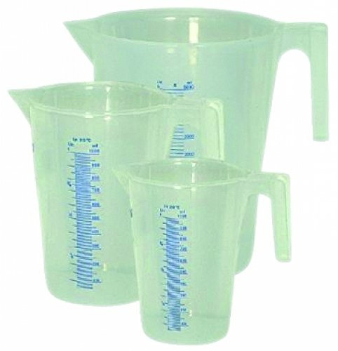 Messbecher transparent 3l graduiert