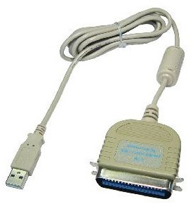 IEEE 1284 Kabel-Core USB auf Parallel Druckerkabel 2 M Länge
