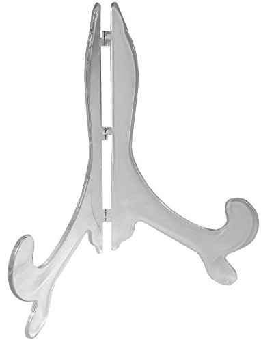 Good Quality Clear Plastic Plate Display Stand, 3 - 6 Plates
