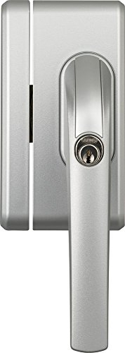 ABUS Fenster-Zusatzsicherung FO400N AL0145 - Fensterschloss mit Druckzylinder, gleichschließend - ABUS-Sicherheitslevel 10 - 37195 - Silber
