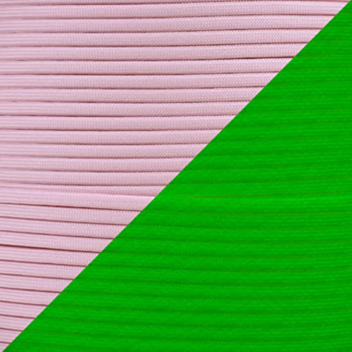 PARACORD PLANET para Glow Type III 400 - leuchtet im Dunkeln - weiß, gelb, pink, grün und blau (pink, 3,0 m)