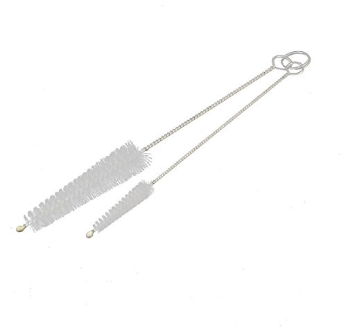 Sourcingmap 2pcs Household Kitchen Kettle Spout Teapot Nozzle Cleaning Brush Tool Set Traw Pipe Nozzle Cleaning Tool Loop Handle Cleaning Set