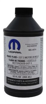 Chrysler Fluid 4318080AD DOT 3 Motor Vehicle Brake Fluid - 12 oz. Bottle