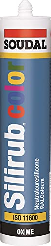 Soudal Silirub Color, Silikon, 300ml, Kartusche, RAL3005 weinrot