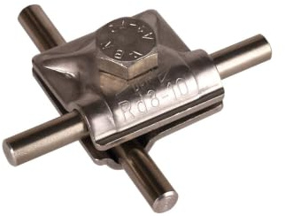 Dehn 390079 – Dreistockklemme MV 8 – 10 mm NIRO V4 A