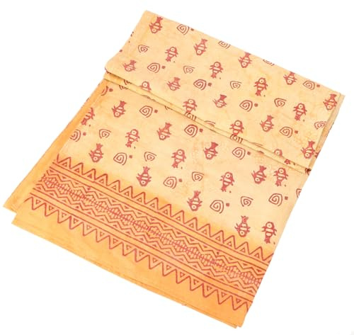 Blockdruck Tagesdecke, Bett & Sofaüberwurf, Design 20, Double 225*275 cm | 100% Baumwolle, handgefertigt, traditioneller Blockdruck, vielseitig einsetzbar, dekorativ