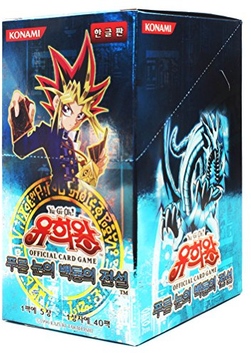 YU-GI-OH! Konami Yugioh Card Booster Pack Box OCG 200 Cards Legend of Blue Eyes White Dragon Korea Version by