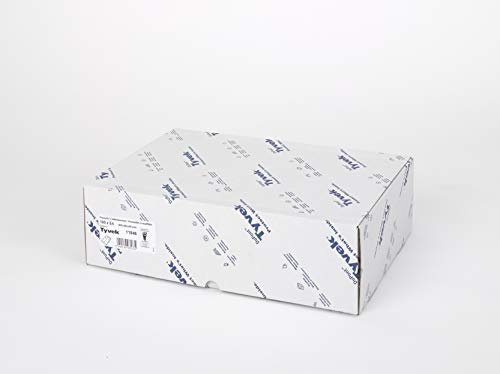 Tyvek Faltentaschen E4 (100 Stück) 406x305x50mm - Umschläge mit 55 g/m² | Reißfeste - wasserabweisende Versandtaschen mit Spitzboden - Versandtasche haftklebend ohne Fenster - Weiß