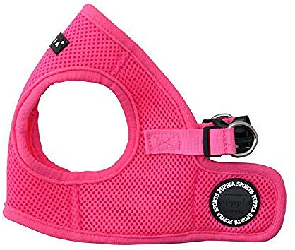 Puppia Hundegeschirr Weste in Neonfarben - Hochwertig und Komfortabel - Auch als Welpengeschirr verwendbar, Pink, S PAPA-AH1325 Weste Neon Soft