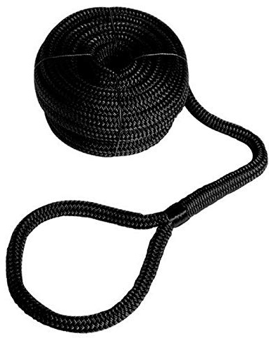 Osculati Festmacherleine mit Auge schwarz 20 mm x 12 m