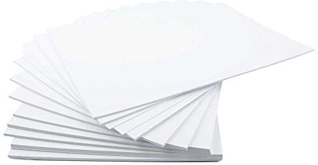 250 g/m²-Karten in A2-Format in weiß, 50 Blätter, von House of Card and Paper