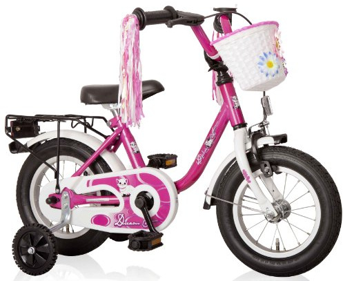 Bachtenkirch Kinder Fahrrad Dream Cat, Purpur/weiß, 12.5 Zoll, 1300410-DC-91