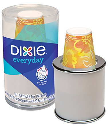 Dixie Disposable Paper Cup Dispenser, For 3 Ounce or 5 Ounce Bath Cups