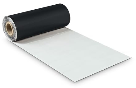 BMD Walzblei 300 mm x 5 lfm. anthrazit (RAL 7016) Blei Color farbig selbstklebend Wandanschlussband Kaminanschlussband Aluflex Dachrolle Dachziegel