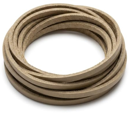 Lacci in cuoio beige per scarpe, stivali, boots 120 cm
