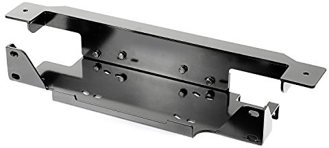Rugged Ridge 11543.15 Winch Mounting Plate, Stamped Bumper, Steel; 13-18 Jeep Wrangler JK