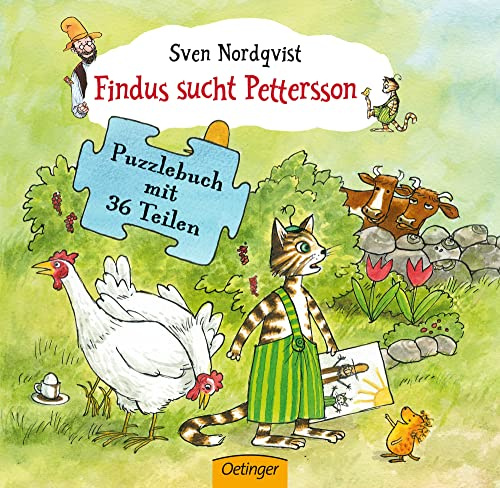Findus sucht Pettersson: Puzzlebuch mit 36 Teilen (Pettersson und Findus)