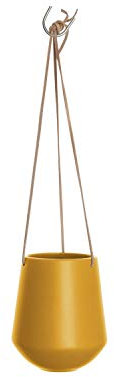 Present Time Skittlie - Cubremacetas colgantes (altura 66 cm), color amarillo