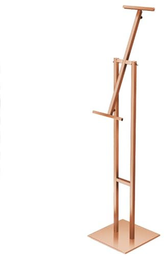 HACSYP Poster-Schilderständer, bodenstehender Schilderhalter for den Außenbereich, Innenbereich, robuster Display-Halter, for Hochzeiten/Restaurants/Unternehmen(Color:Rose Gold)
