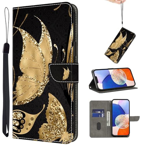 TUOLISG Handyhülle für Samsung Galaxy S24 Ultra Hülle,PU Leder Flip Wallet Case Schutzhülle mit Kartenfächer und Standfunktion für Samsung Galaxy S24 Ultra 5G-Königdee