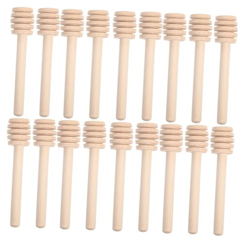 POPETPOP 30piezas Palitos De Madera para Remover Miel Dispensadores De Tarros Cucharas De Miel Jarabe Té
