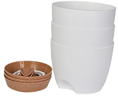 PHENOFICE Selbstbewässernder Blumentopf Mit Wasserspeicherfunktion Für Innen Und Außenpflanzen Langlebig Und Bruchsicher