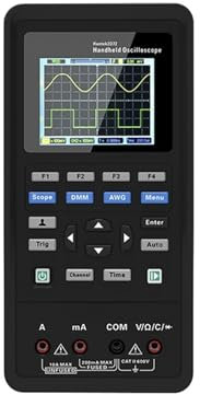 TIEOAXFT Multimètre numérique + générateur de Formes d'onde + oscilloscope Portable 3 en 1 USB 2 canaux 40 MHz/z 70 MHz/z Kit de Test idéal(2D72 (2CH DMM AWG))
