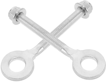 BESTYASH 2 Stück Motorrad Kettenanpasser Einstellbare Ketten Spanner für Offroad Motorräder Langlebige Metall Kettenjustierung für Atv und Quad Optimales Kettenmanagement