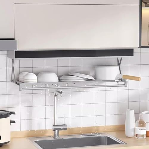 Dra ner Expanderbar Organizer Förvaring Multifunktionell hylla Vikbar infällbar förvaringshylla(60cm Cabinet)
