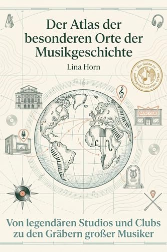 Der Atlas der besonderen Orte der Musikgeschichte: Von legendären Studios und Clubs zu den Gräbern großer Musiker. Ein Pilgerführer für Musikfans. Das perfekte Geschenk für jeden Musikliebhaber