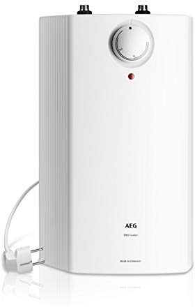 AEG druckloser Kleinspeicher Huz 5 Comfort mit ThermoStop-Technologie mit Stecker, 5l, untertisch, stufenlose Temperaturwahl von ca. 35-85 °C, 2kW, 222164