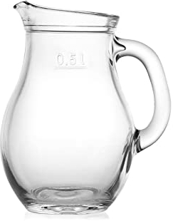 Kb8 Broc pichet Pasabahce en Verre avec Anse (0,50 L)