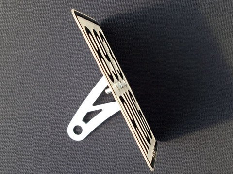 Plaque d'immatriculation latérale universelle Peugeot Speedfight 2/3/4 support MBK Nitro 50 Kreidler Baotian Hercules Piaggio Aprilia CPI APRILIA SR50 SR LC SR Factory SYM REX Zhongyu Yamaha Aerox cyclomoteur scooter 50cc Gilera Kymco Simson S51